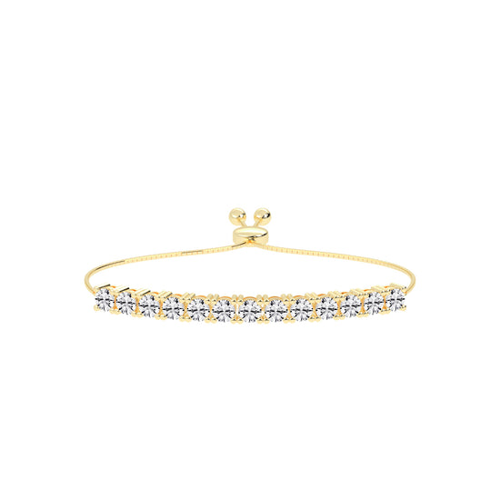 Delisora Pinched Round Cut Delicate Lab Diamond Ring