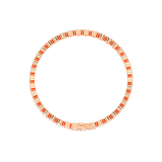 Zia Alternative Setting Fancy Lab Diamond Bracelet