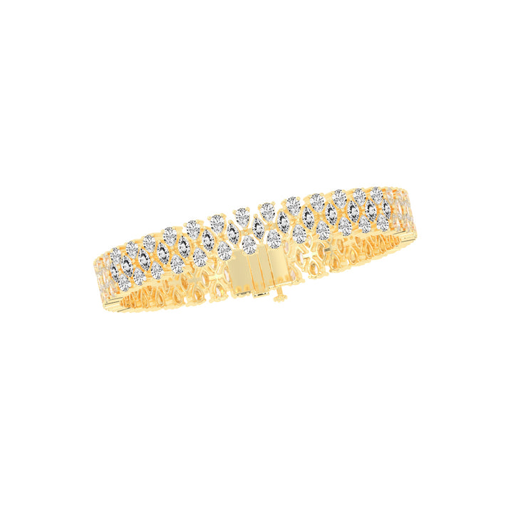 Zia Alternative Setting Fancy Lab Diamond Bracelet