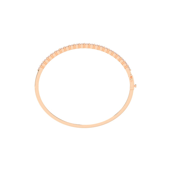 Lira Bar Setting Round Cut Kada Lab Diamond Bracelet