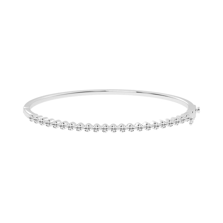 Lira Bar Setting Round Cut Kada Lab Diamond Bracelet