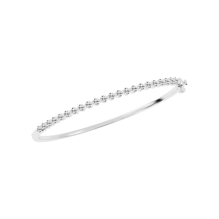 Lira Bar Setting Round Cut Kada Lab Diamond Bracelet