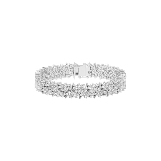 Ilara  Alternative Setting Fancy Lab Diamond Bracelet