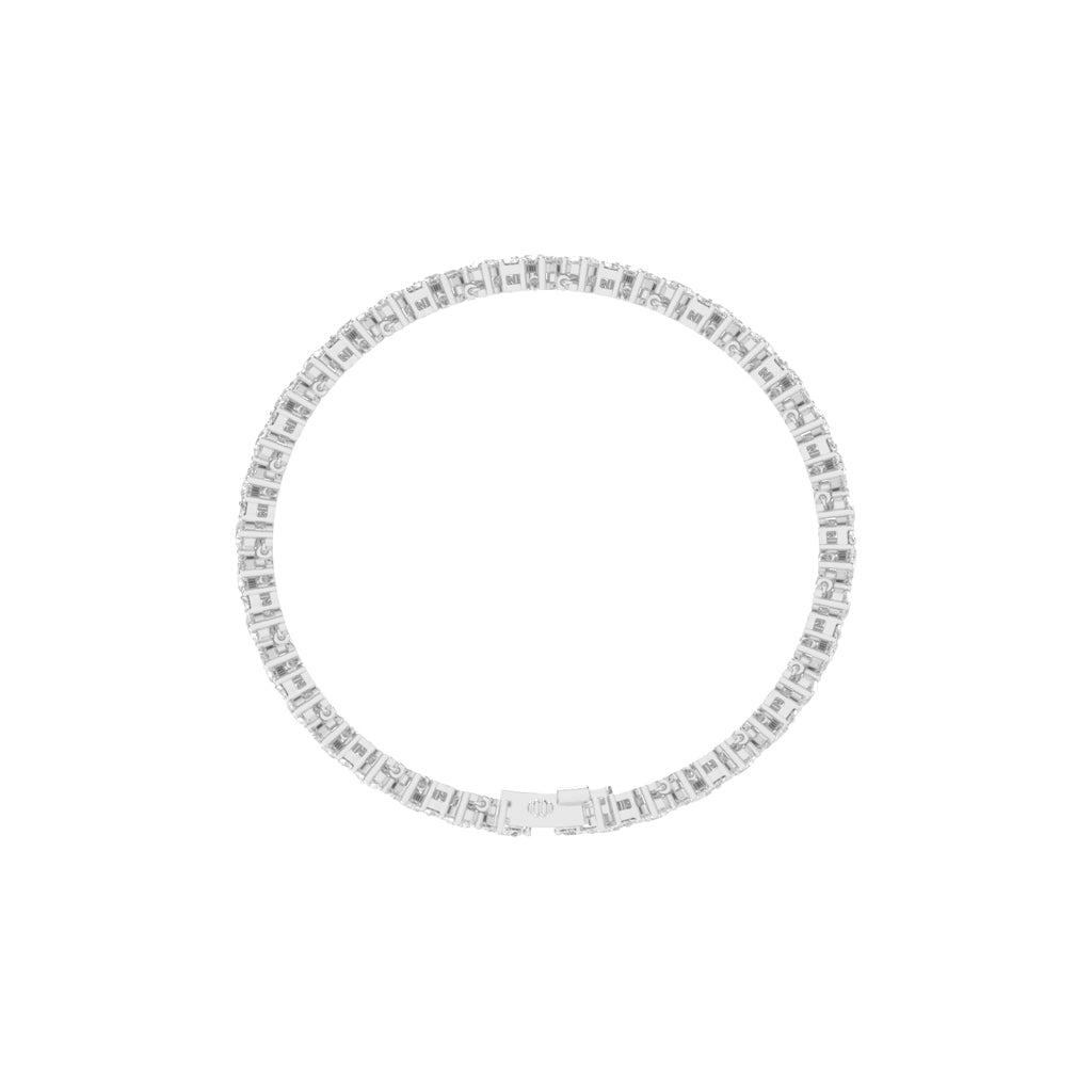 Ilara  Alternative Setting Fancy Lab Diamond Bracelet