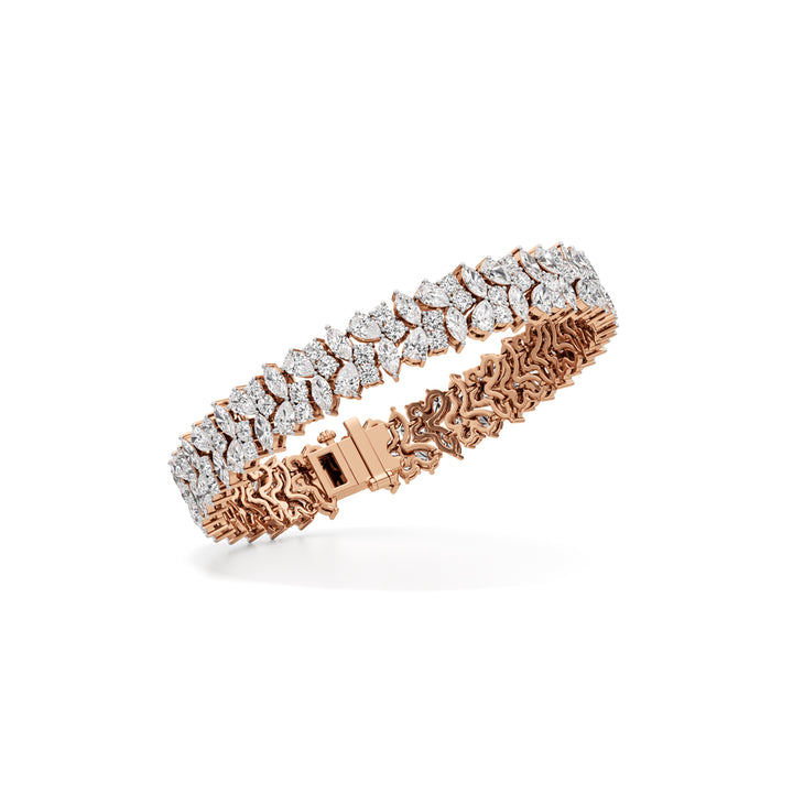 Luminous Diamond Vine Bracelet