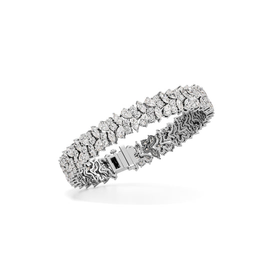 Luminous Diamond Vine Bracelet