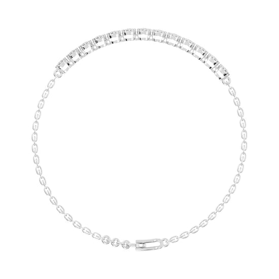 Elara Round Cut Tennis Lab Diamond Bracelet
