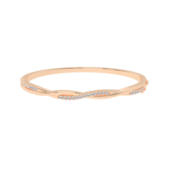 Niva Infinity Round Cut Kada Lab Diamond Bracelet