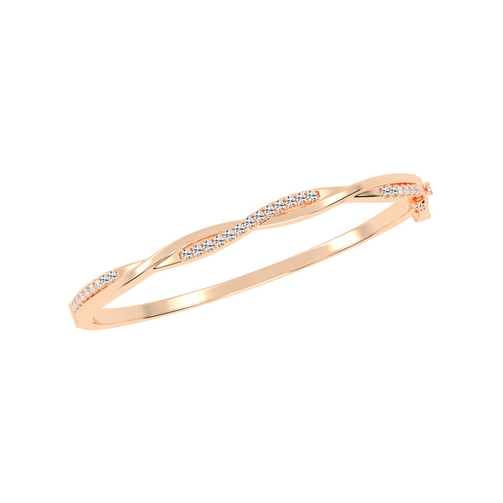 Niva Infinity Round Cut Kada Lab Diamond Bracelet