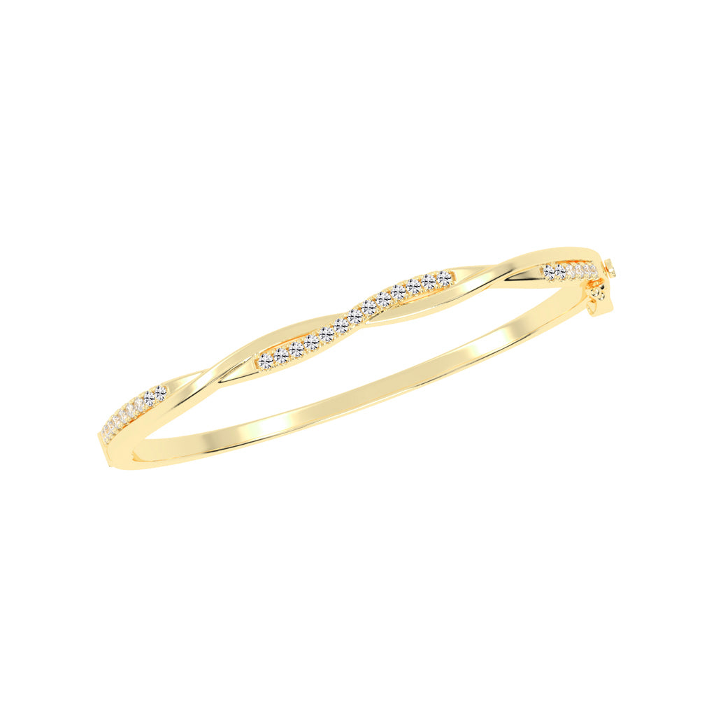 Niva Infinity Round Cut Kada Lab Diamond Bracelet