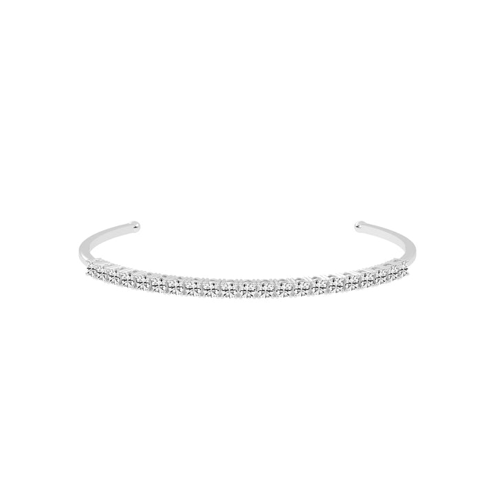 Freya Adjustable Round Cut Kada Lab Diamond Bracelet