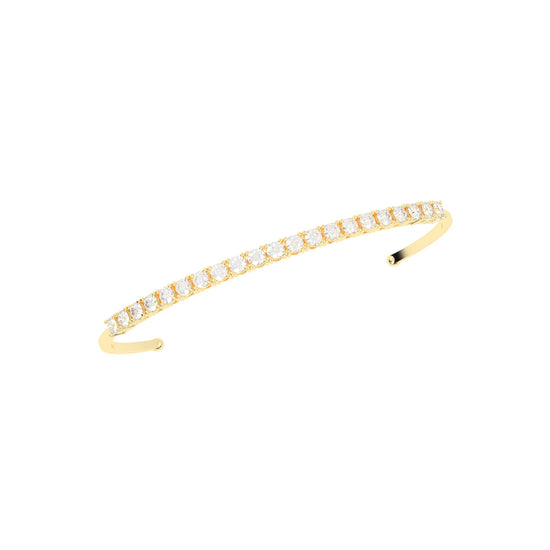 Freya Adjustable Round Cut Kada Lab Diamond Bracelet