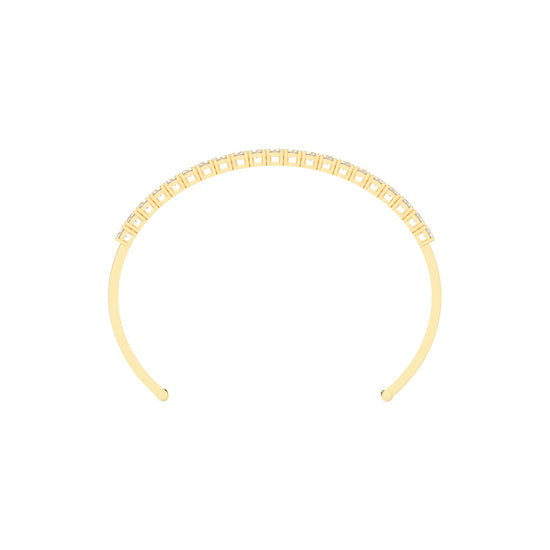 Freya Adjustable Round Cut Kada Lab Diamond Bracelet
