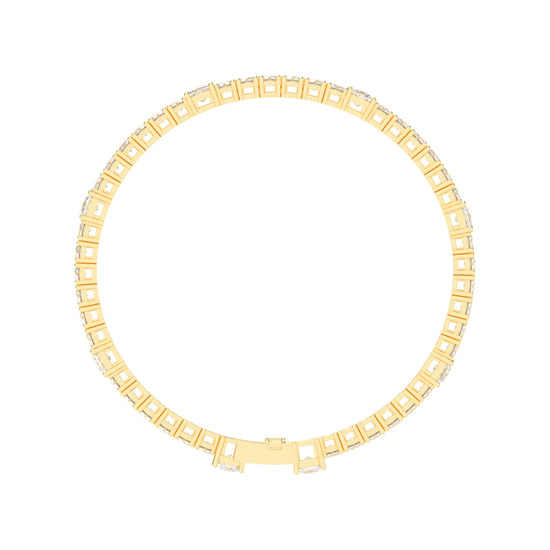 Dazzling Double Row Diamond Tennis Bracelet