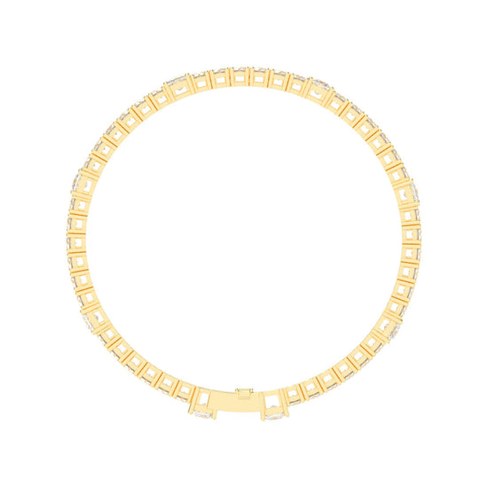 Dazzling Double Row Diamond Tennis Bracelet