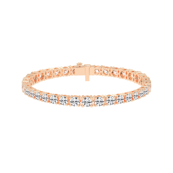 Delara Standard Round Tennis Lab Diamond Bracelet