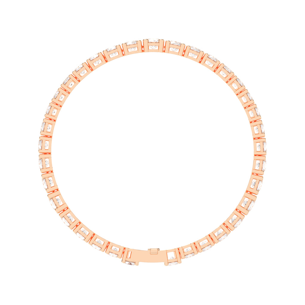 Delara Standard Round Tennis Lab Diamond Bracelet