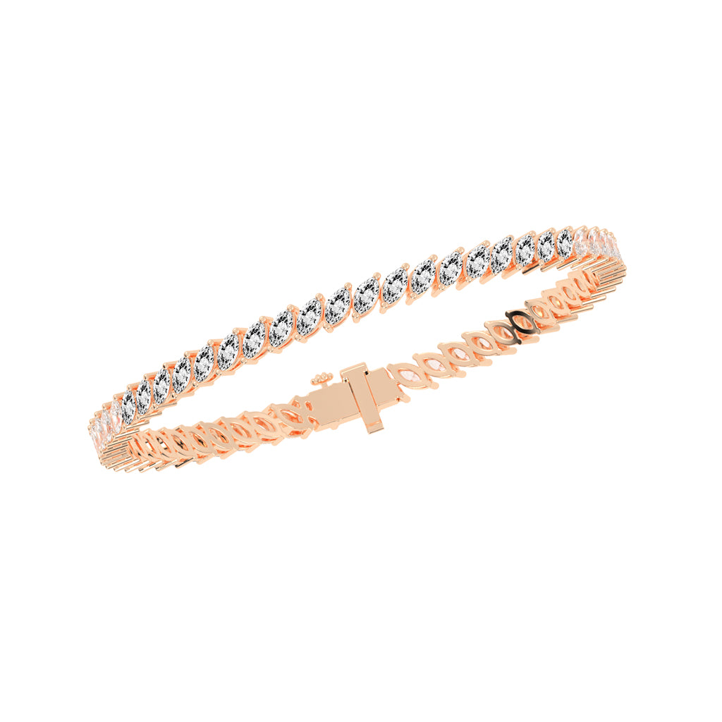 Tivara Floating Marquise Cut Tennis Lab Diamond Bracelet