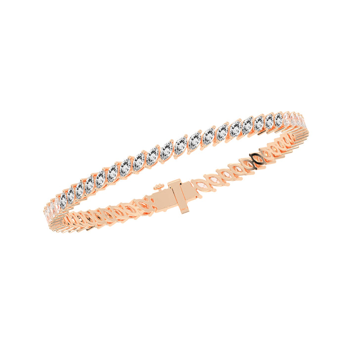 Tivara Floating Marquise Cut Tennis Lab Diamond Bracelet