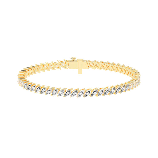 Tivara Floating Marquise Cut Tennis Lab Diamond Bracelet