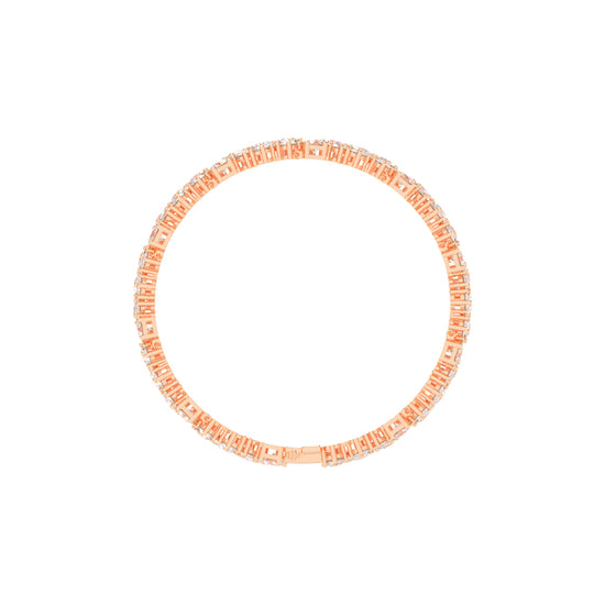 Sia Unstable Round Cut Fancy Lab Diamond Bracelet