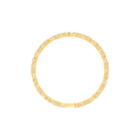 Sia Unstable Round Cut Fancy Lab Diamond Bracelet