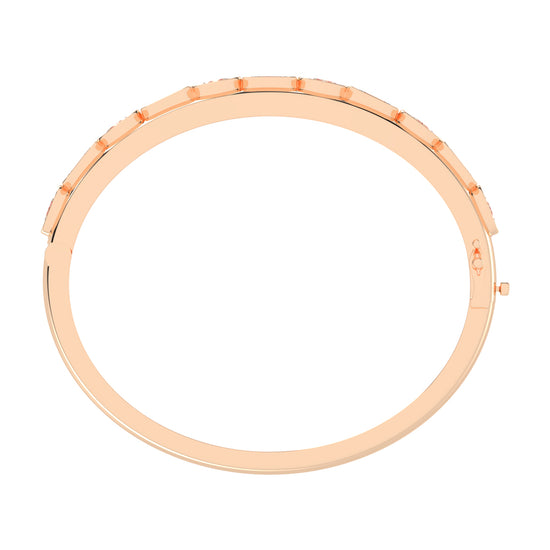 Alera Bezel Set 2Stone Kada Lab Diamond Bracelet