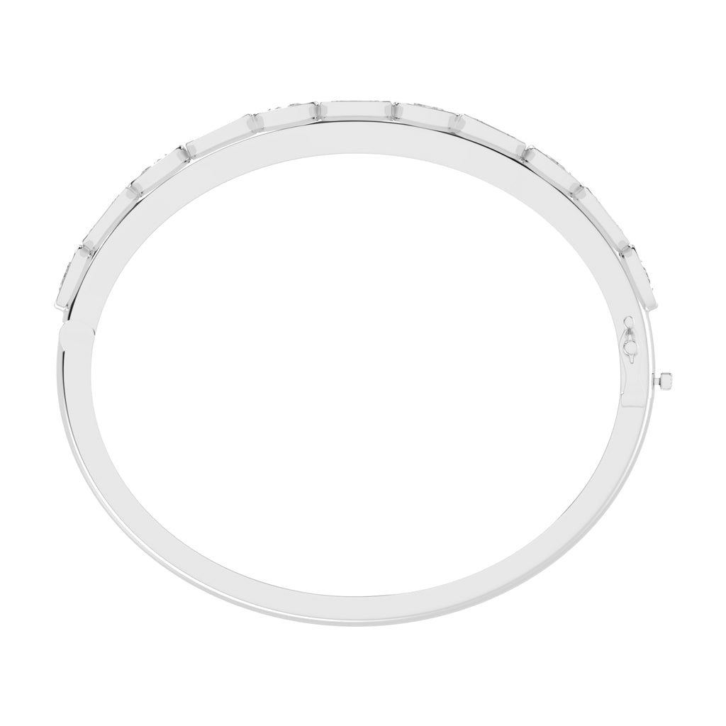 Alera Bezel Set 2Stone Kada Lab Diamond Bracelet