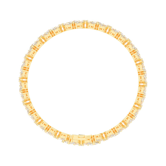 Halcyon Floral Fancy Lab Diamond Bracelet
