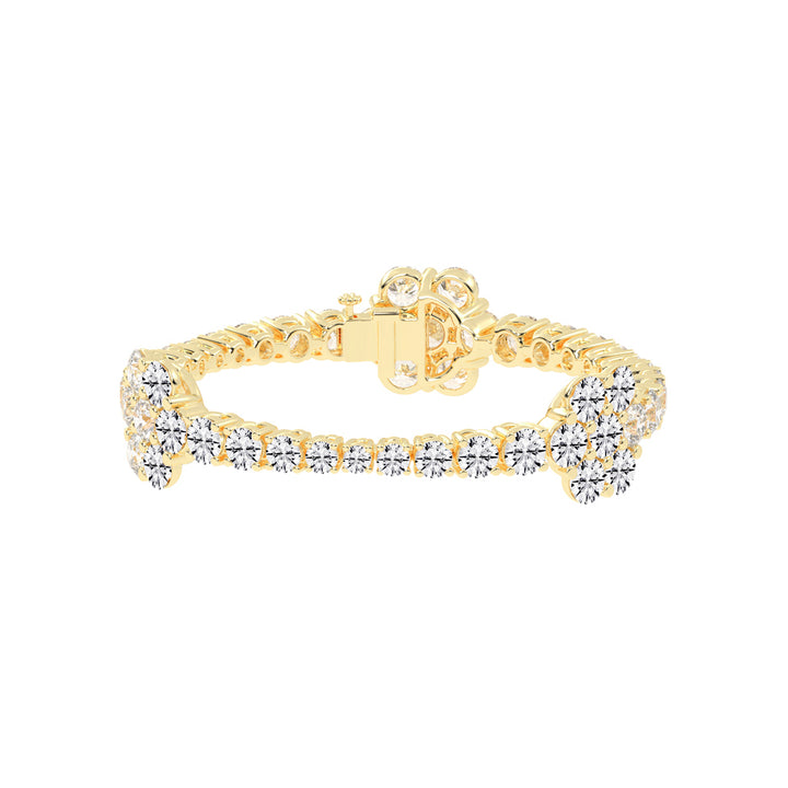 Virelle Round Cut Fancy Lab Diamond Bracelet