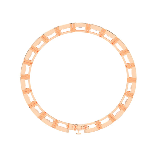 Amara Bezel Set Emerald Tennis Lab Diamond Bracelet