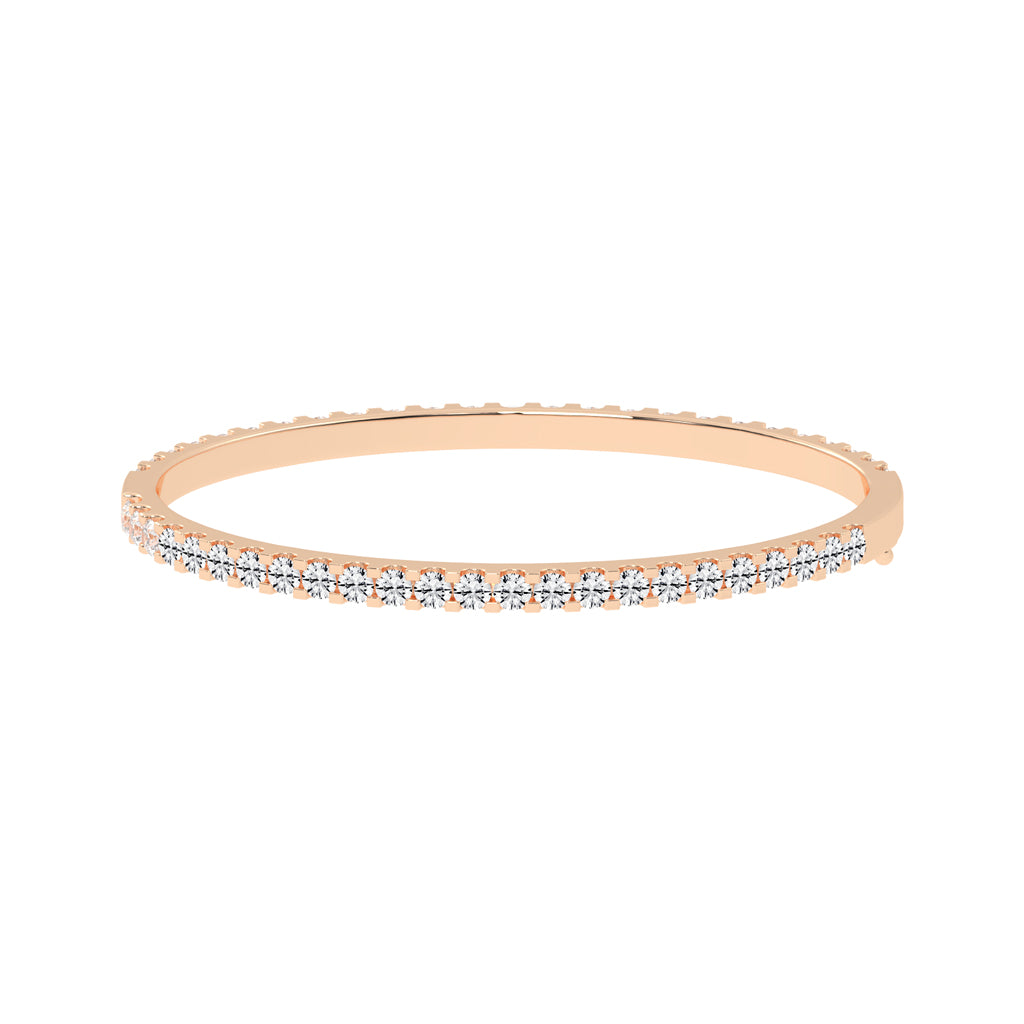 Irena Shared Setting Round Cut Kada Lab Diamond Bracelet