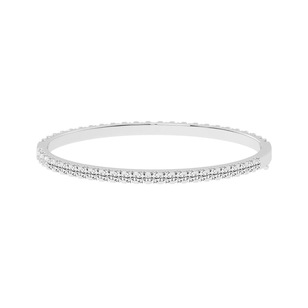 Irena Shared Setting Round Cut Kada Lab Diamond Bracelet