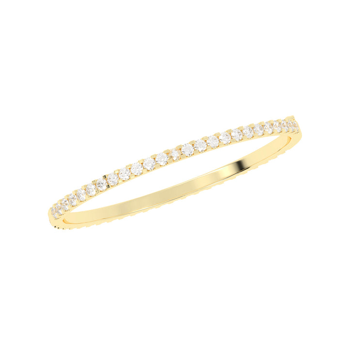 Irena Shared Setting Round Cut Kada Lab Diamond Bracelet