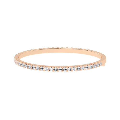 Irena Shared Setting Round Cut Kada Lab Diamond Bracelet