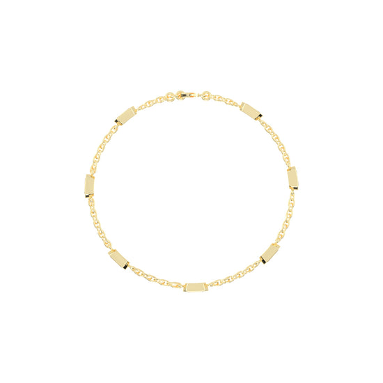 Isola Emerald Cut Link Chain Lab Diamond Bracelet