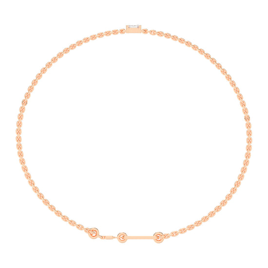 Infinity Charm Emerald Cut Delicate Lab Diamond Bracelet