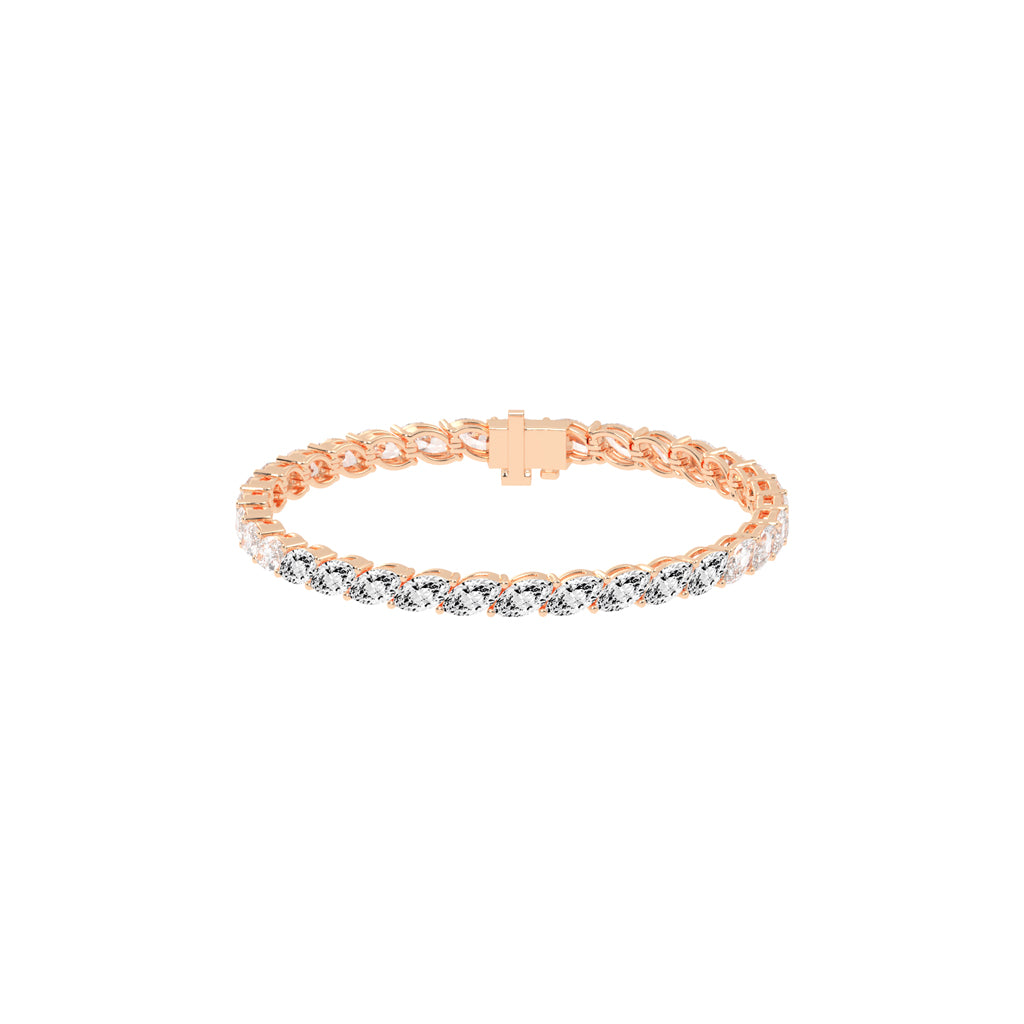 Vesper Marquise Cut Tennis Lab Diamond Bracelet