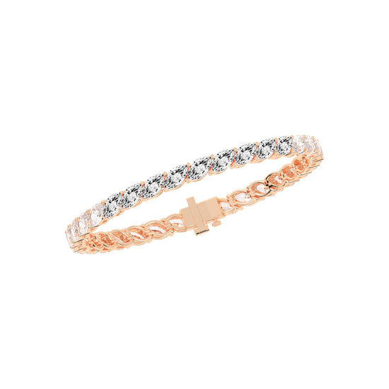 Vesper Marquise Cut Tennis Lab Diamond Bracelet