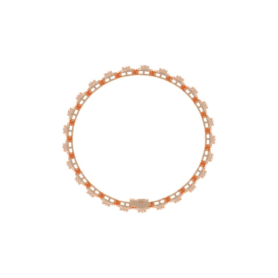 Marisca Bezel Round Cut Tennis Lab Diamond Bracelet