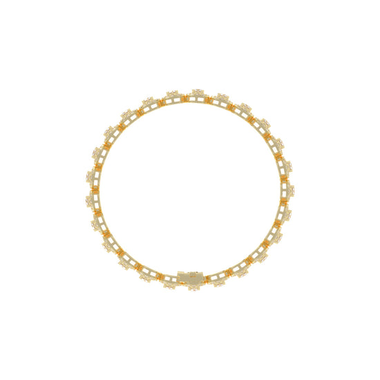 Marisca Bezel Round Cut Tennis Lab Diamond Bracelet
