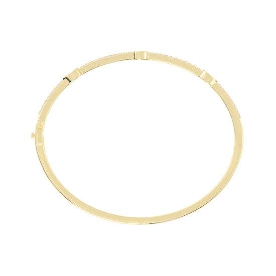 Diamond Aura Three Unique Shape Delicate Lab Diamond Bracelet