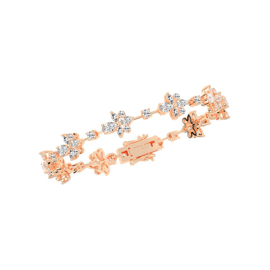 Aelina Bloom Fancy Lab Diamond Bracelet