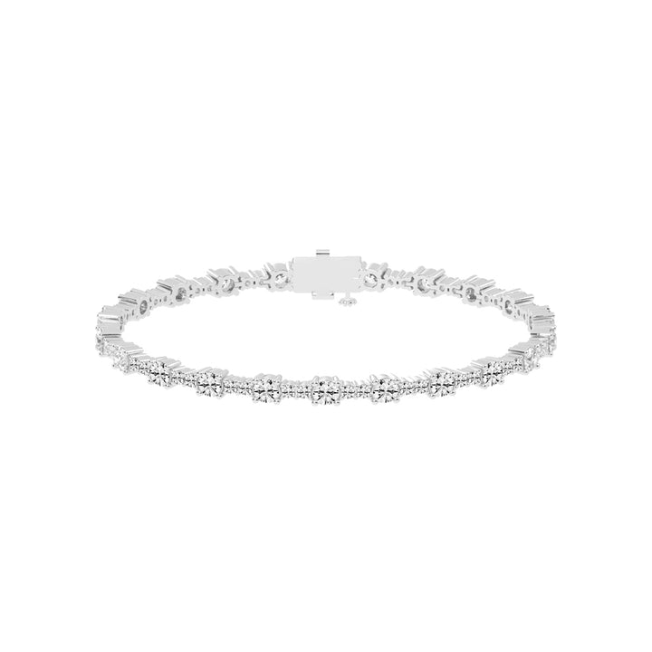 Fionna Round Cut Tennis Lab Diamond Bracelet