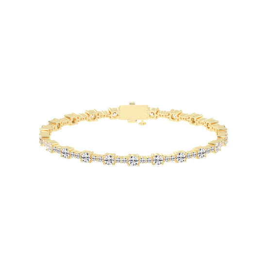 Fionna Round Cut Tennis Lab Diamond Bracelet