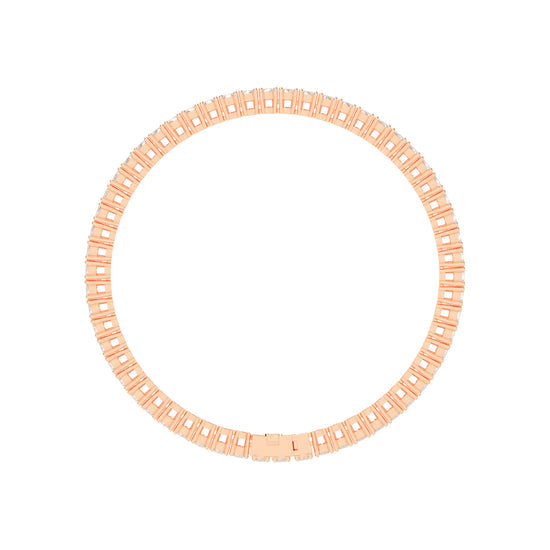 Lysandra Oval Cut Tennis Lab Diamond Bracelet