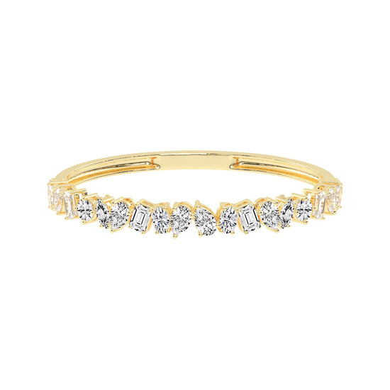 Evra Miracle Setting Kada Lab Diamond Bracelet