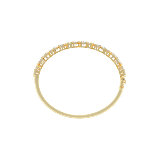 Evra Miracle Setting Kada Lab Diamond Bracelet