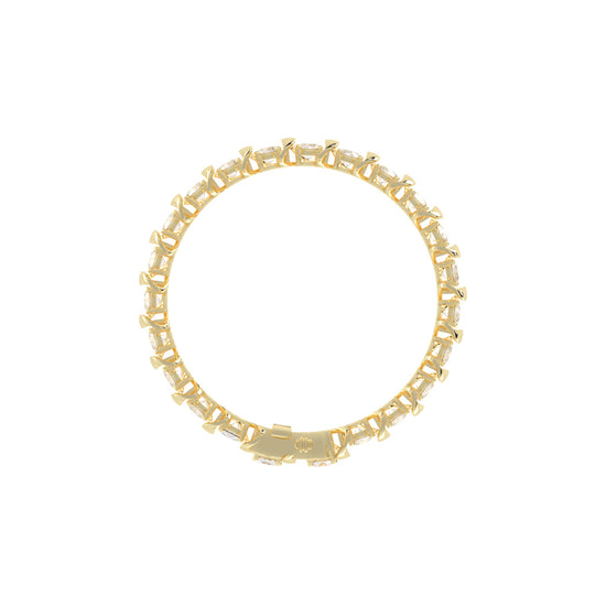 Vera Wave Round Cut Fancy Lab Diamond Bracelet