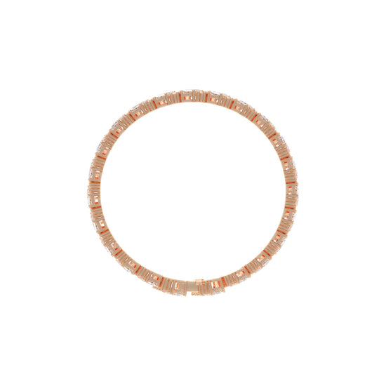 Orin Emerald Cut Fancy Lab Diamond Bracelet